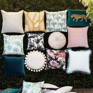 H&M home floral  cushion cover